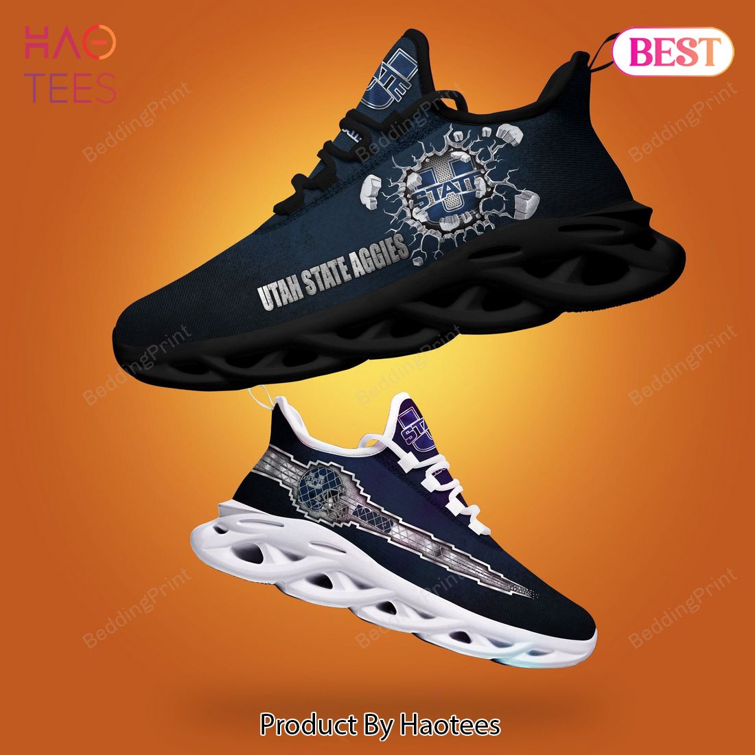Utah State Aggies NCAA Blue Color Max Soul Shoes Utah State Aggies NCAA Blue Color Max Soul Shoes