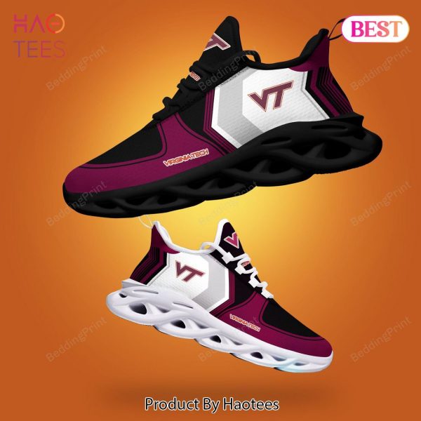 Virginia Tech Hokies NCAA Black Pink Max Soul Shoes