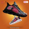 Washington State Cougars NCAA Red Grey Max Soul Shoes Washington State Cougars NCAA Red Grey Max Soul Shoes