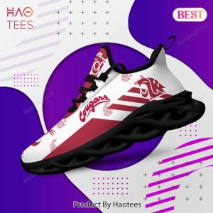 Washington State Cougars NCAA White Mix Red Max Soul Shoes