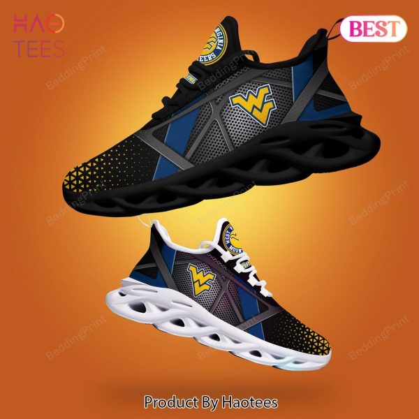 West Virginia Mountaineers NCAA Black Blue Gold Max Soul Shoes