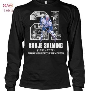 21 Borje Salming Thank You For The Memories T Shirt Unisex T Shirt