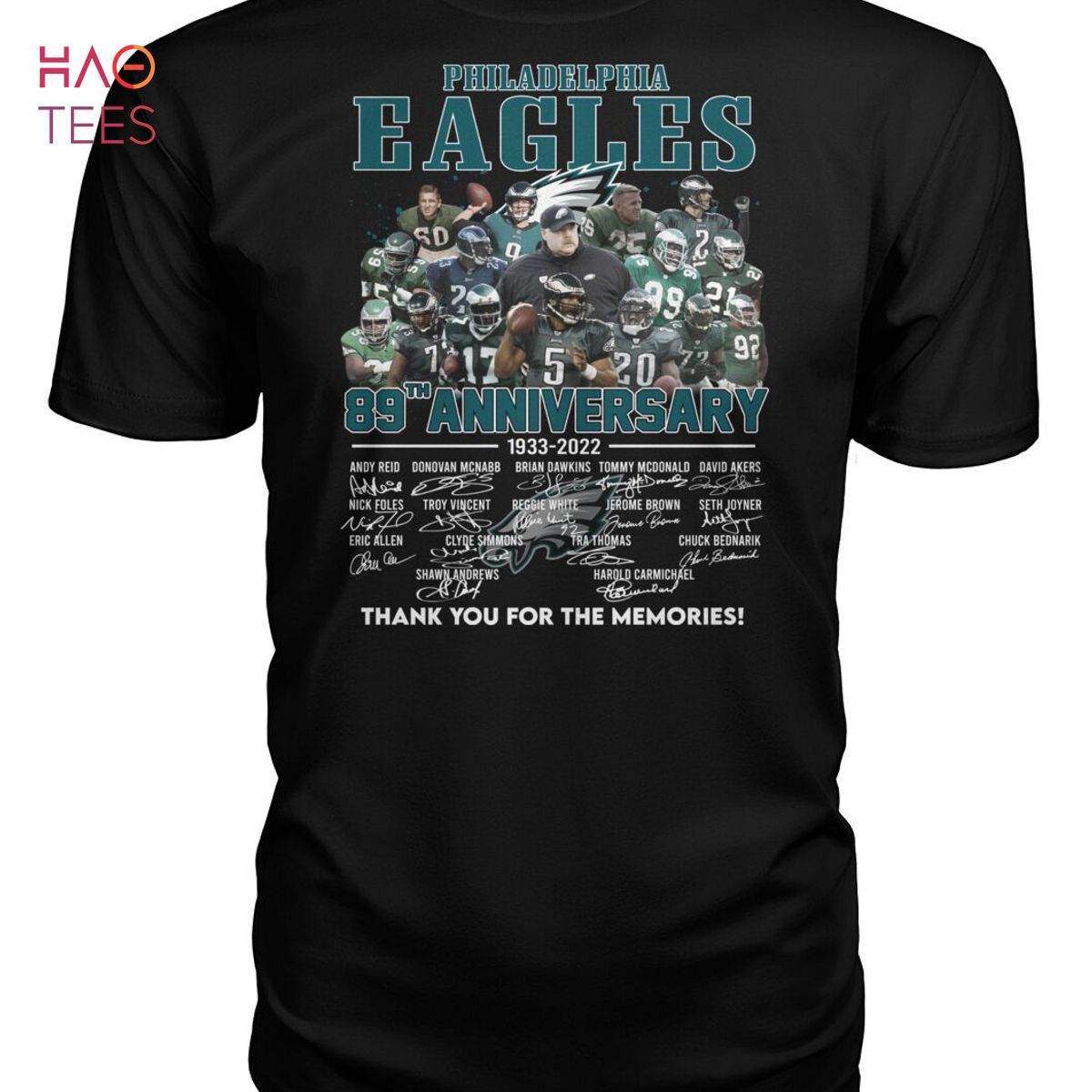 Thank you for the memories philadelphia eagles football shirt