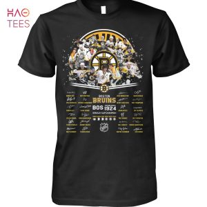 Boston Bruins Bos 1924 Stanley Cup Champion T Shirt Unisex T Shirt