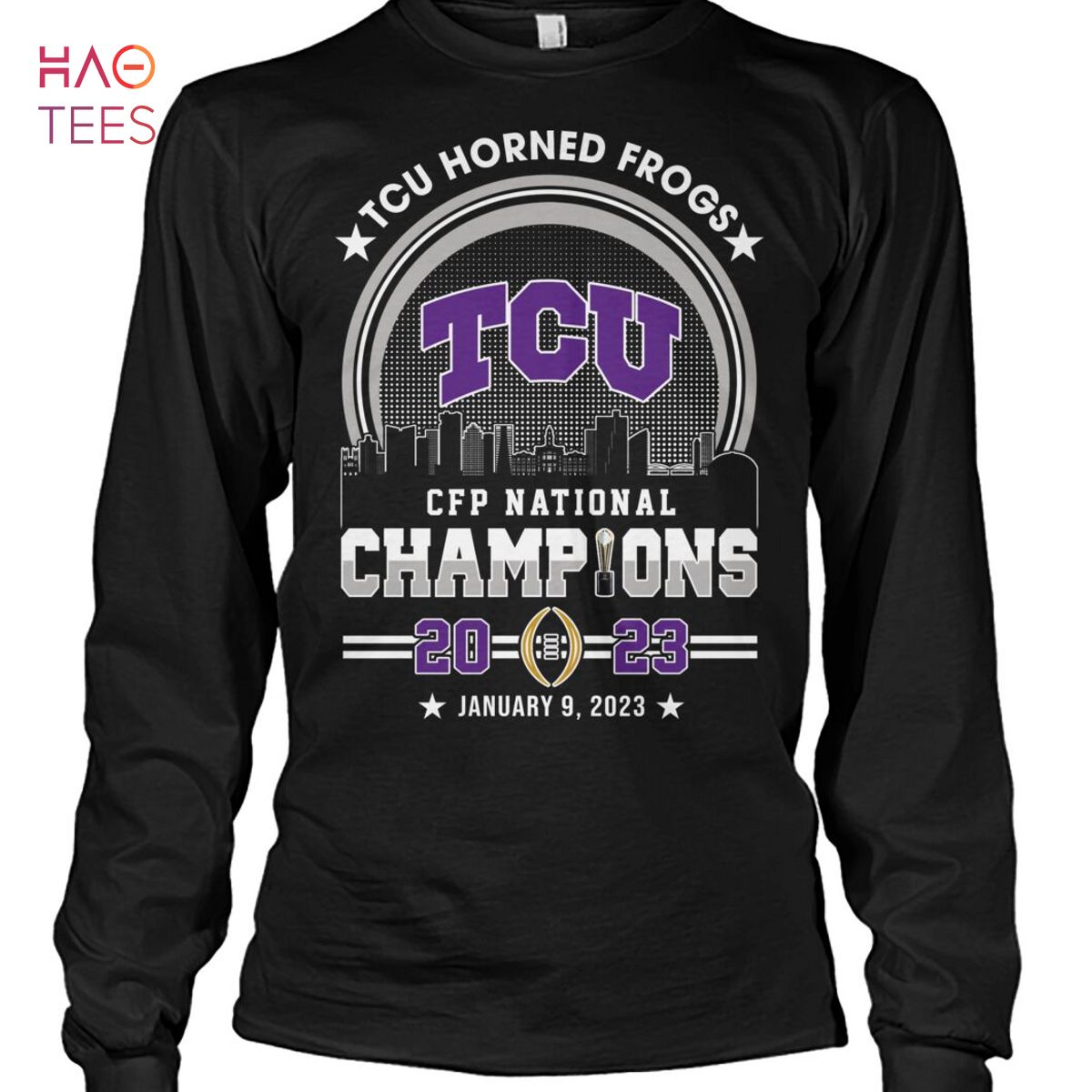 TCU Horned Frogs CFP National Champions 2023 T Shirt Unisex T Shirt