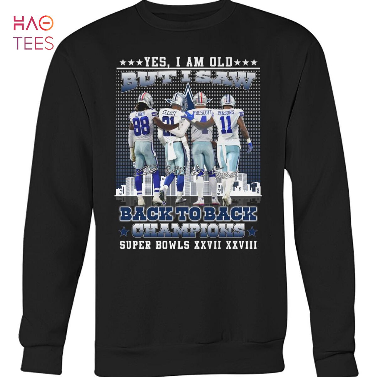 Dallas Cowboys Super Bowl XXVII Champions Sweatshirt