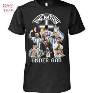 Lionel Messi One Nation Under God T Shirt Unisex T Shirt