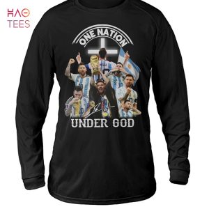 Lionel Messi One Nation Under God T Shirt Unisex T Shirt