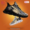 New Orleans Saints NFL Black Brown Max Soul Shoes New Orleans Saints NFL Black Brown Max Soul Shoes