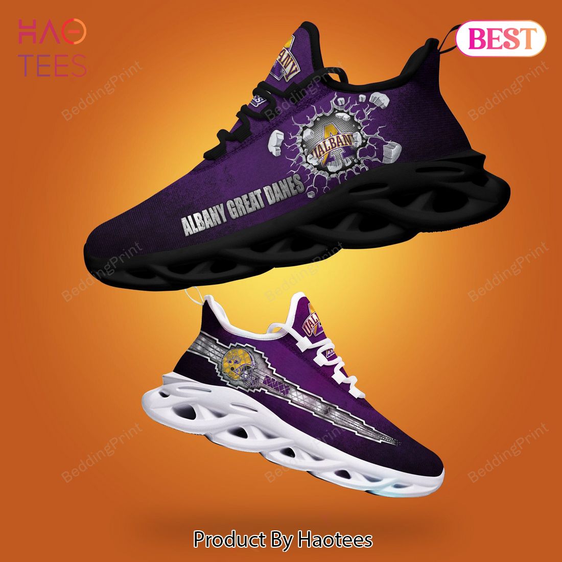 Albany Great Danes NCAA Violet Color Max Soul Shoes Albany Great Danes NCAA Violet Color Max Soul Shoes
