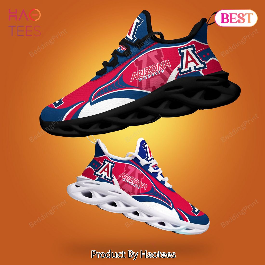 Arizona Wildcats NCAA Blue Mix Red Max Soul Shoes Arizona Wildcats NCAA Blue Mix Red Max Soul Shoes