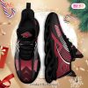 Arkansas Razorbacks NCAA White Mix Red Max Soul Shoes