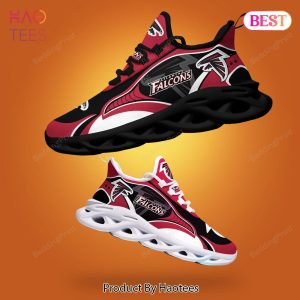 Atlanta Falcons NFL Hot Trend Black Red Max Soul Shoes