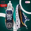 Auburn Tigers NCAA Blue Mix Orange Max Soul Shoes