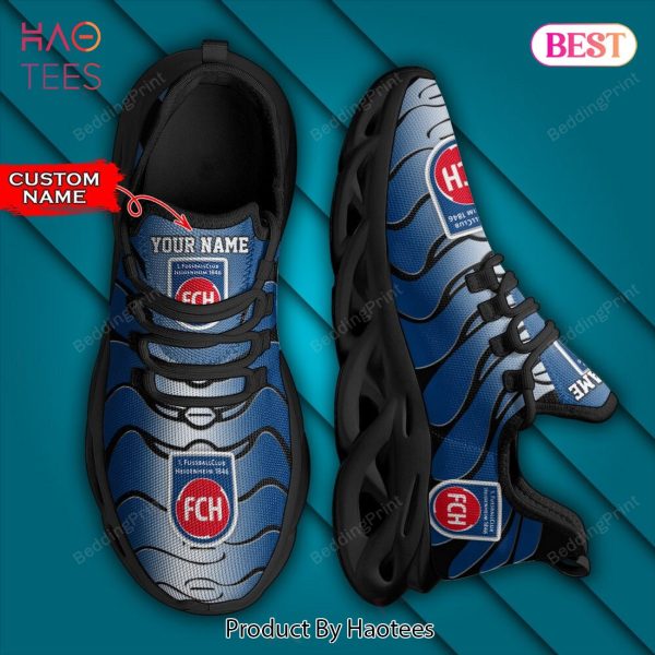 Bundesliga 1. FC Heidenheim 1846 Personalized Custom Name Black Mix Blue Max Soul Shoes