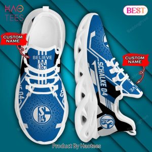 Bundesliga Schalke 04 Personalized Custom Name Max Soul Shoes