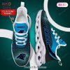 Carolina Panthers NFL Black Blue Grey Max Soul Shoes Carolina Panthers NFL Black Blue Grey Max Soul Shoes