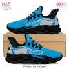 Carolina Panthers NFL Black Mix Blue Custom Name Max Soul Shoes