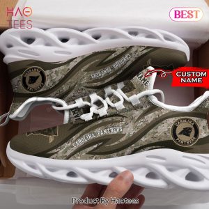 Carolina Panthers NFL Hot Camouflage Max Soul Shoes