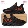 Cincinnati Bengals NFL Black White Orange Max Soul Shoes Cincinnati Bengals NFL Black White Orange Max Soul Shoes