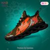 Cleveland Browns NFL Black White Orange Max Soul Shoes Cleveland Browns NFL Black White Orange Max Soul Shoes
