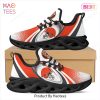 Cleveland Browns NFL Orange Brown Max Soul Shoes Cleveland Browns NFL Orange Brown Max Soul Shoes