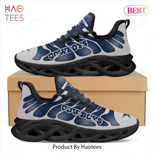 Dallas Cowboys NFL Hot Trend Blue Mix Grey Max Soul Shoes