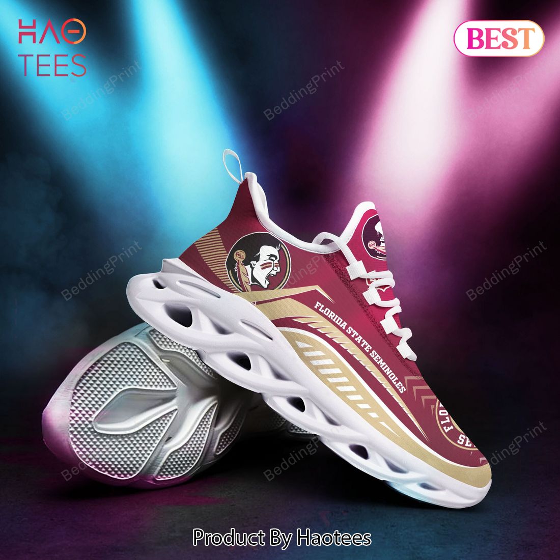 Florida State Seminoles NCAA Gold Mix Red Max Soul Shoes Florida State Seminoles NCAA Gold Mix Red Max Soul Shoes
