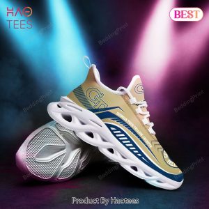Georgia Tech Yellow Jackets NCAA Blue Gold Color Max Soul Shoes