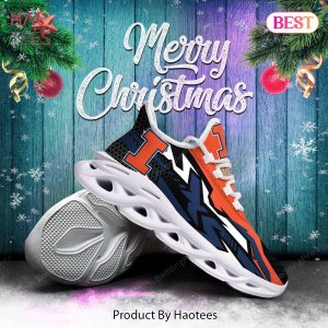 Illinois Fighting Illini NCAA Hot Trend Blue Mix Orange Max Soul Shoes