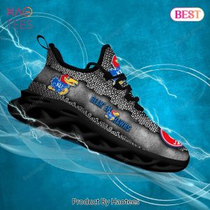 Kansas Jayhawks NCAA Trending Black Color Max Soul Shoes