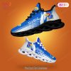 Kansas Jayhawks NCAA White Blue Red Max Soul Shoes