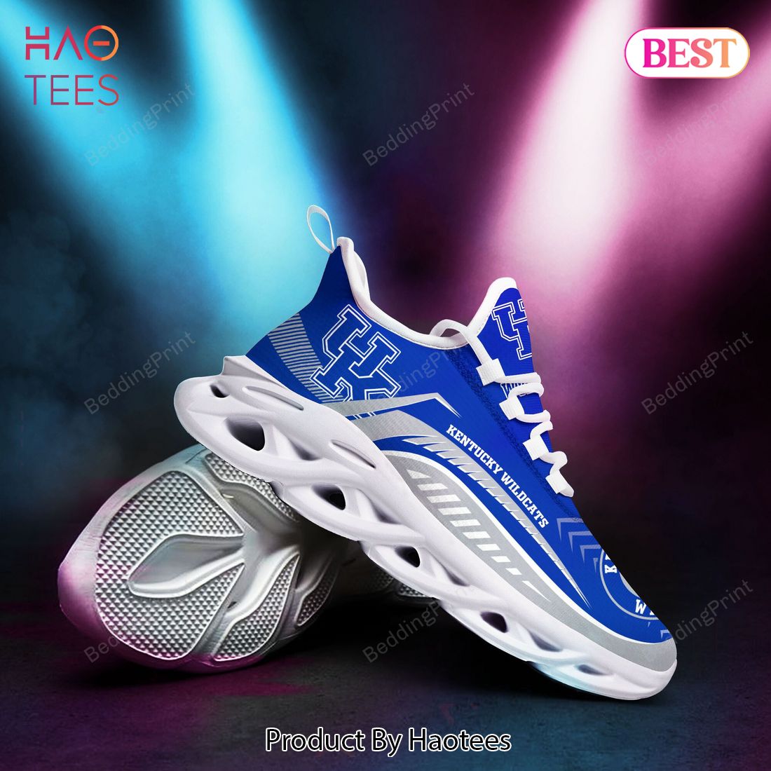 Kentucky Wildcats NCAA Blue Mix Grey Max Soul Shoes Kentucky Wildcats NCAA Blue Mix Grey Max Soul Shoes