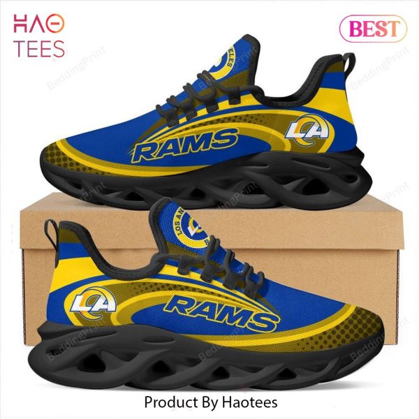 Los Angeles Rams NFL Gold Mix Black Max Soul Shoes