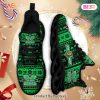 Marshall Thundering Herd NCAA Black Mix Green Color Max Soul Shoes