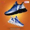 Memphis Tigers NCAA Personalized Blue Mix White Max Soul Shoes