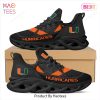 Miami Hurricanes NCAA Orange Mix Black Max Soul Shoes