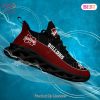 Mississippi State Bulldogs NCAA Hot Trend Black Mix Red Max Soul Shoes