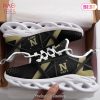 Navy Midshipmen NCAA Black Blue Color Max Soul Shoes