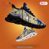 Navy Midshipmen NCAA Blue Brown Color Max Soul Shoes