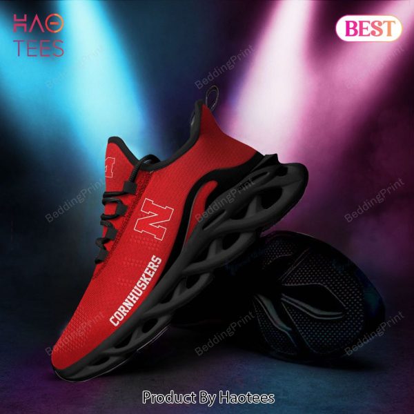 NCAA Nebraska Cornhuskers Hot Trend Red Color Max Soul Shoes