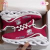 NCAA Clemson Tigers Personalized Violet Mix Orange Max Soul Shoes