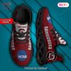 NCAA South Carolina Gamecocks Personalized Black Red Max Soul Shoes