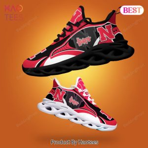 Nebraska Cornhuskers NCAA Black Mix Red Max Soul Shoes