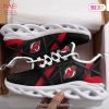 New England Patriots Personalized Red Blue Max Soul Shoes
