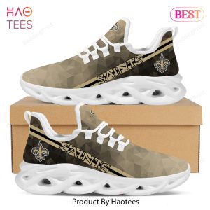 New Orleans Saints NFL Trending Black White Max Soul Shoes
