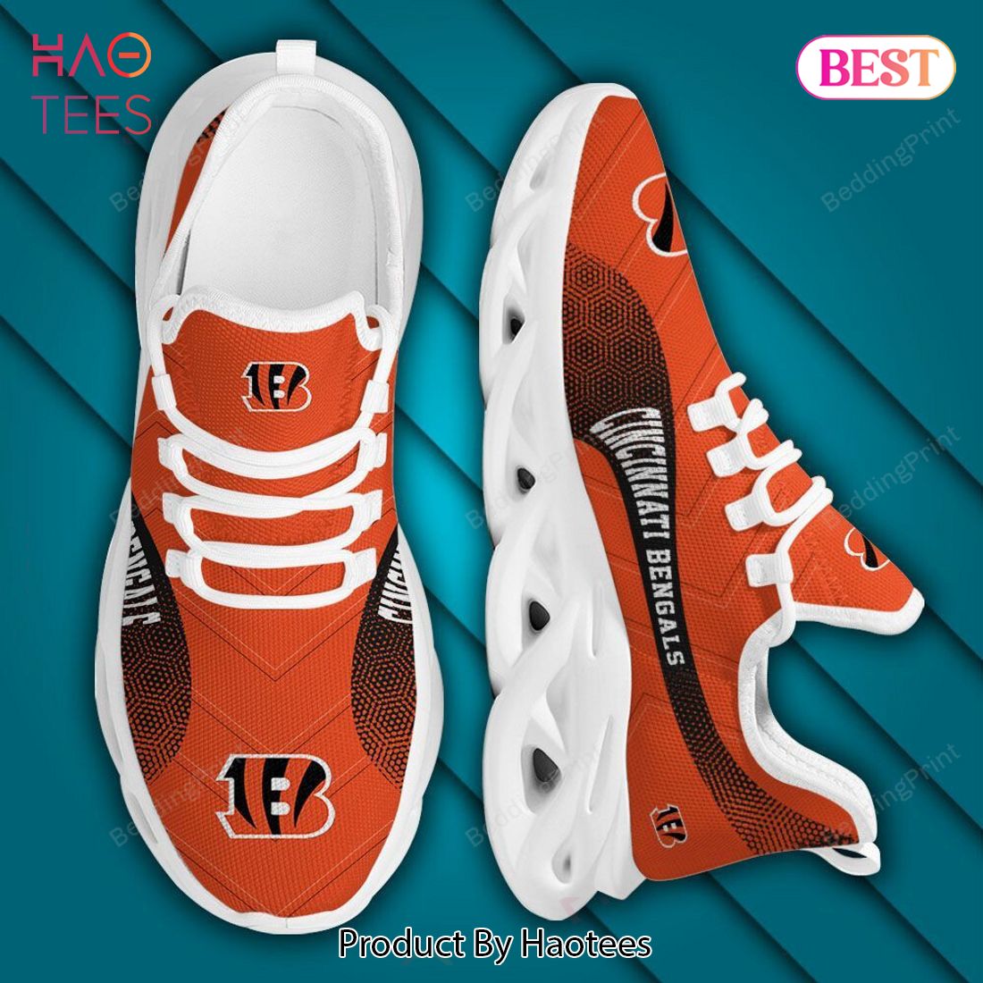 NFL Cincinnati Bengals Orange Max Soul Shoes