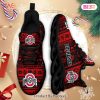 Ohio State Buckeyes NCAA Black Mix Red Max Soul Shoes