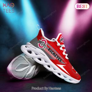 Ohio State Buckeyes NCAA Hot Trend Red Color Max Soul Shoes