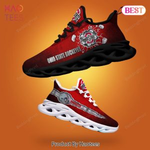 Ohio State Buckeyes NCAA Red Color Max Soul Shoes
